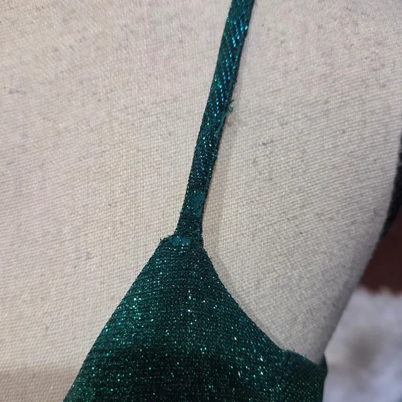 Honey and Rosie Sparkling Green Maxi Dress - Picture 3 of 9